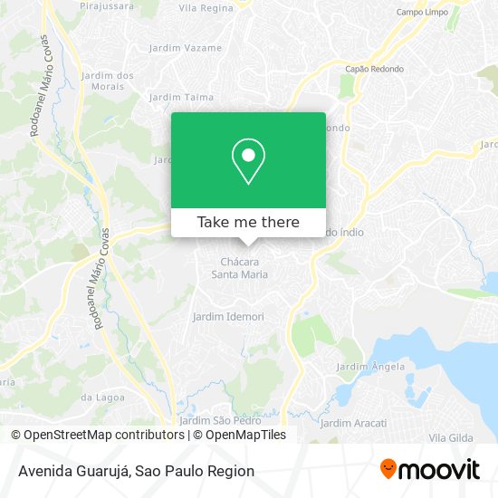 Mapa Avenida Guarujá