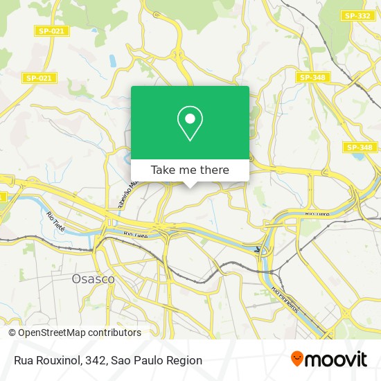 Rua Rouxinol, 342 map