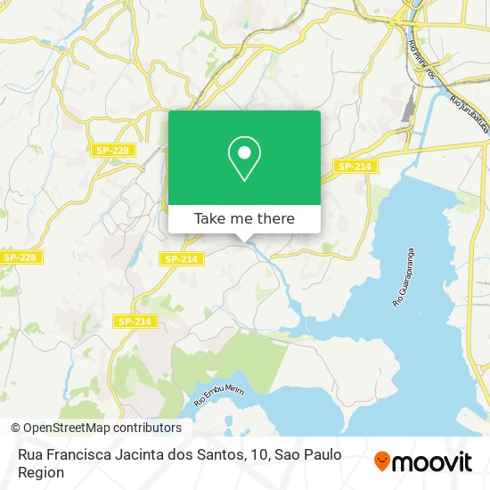 Mapa Rua Francisca Jacinta dos Santos, 10