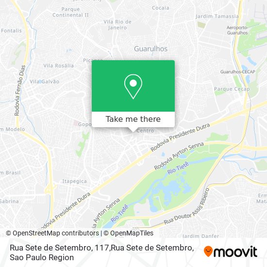Rua Sete de Setembro, 117,Rua Sete de Setembro map