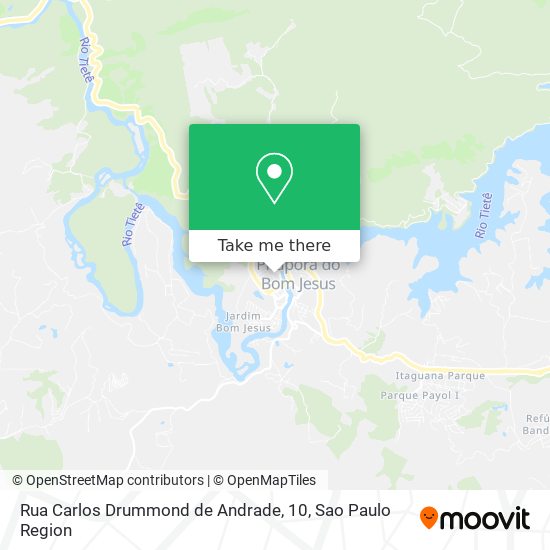Rua Carlos Drummond de Andrade, 10 map