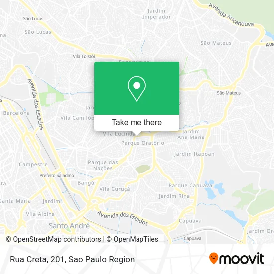 Rua Creta, 201 map