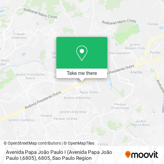 Mapa Avenida Papa João Paulo I (Avenida Papa João Paulo I,6805), 6805