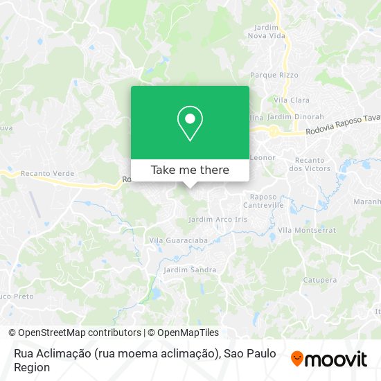 Rua Aclimação (rua moema aclimação) map