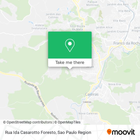 Rua Ida Casarotto Foresto map