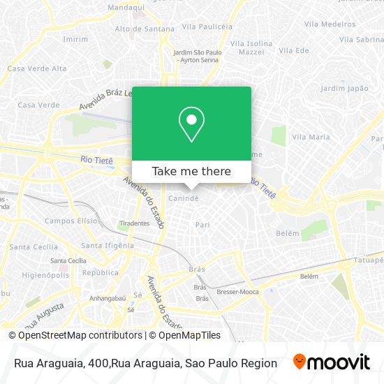 Mapa Rua Araguaia, 400,Rua Araguaia