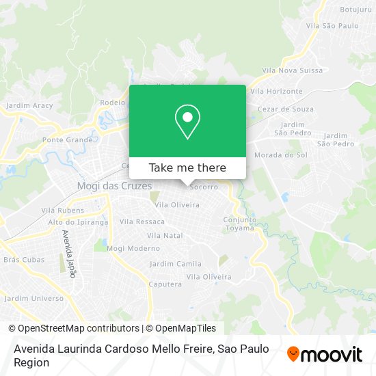 Avenida Laurinda Cardoso Mello Freire map