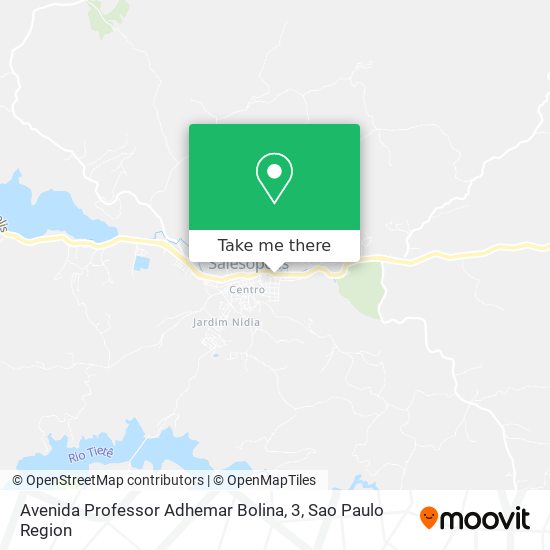 Avenida Professor Adhemar Bolina, 3 map