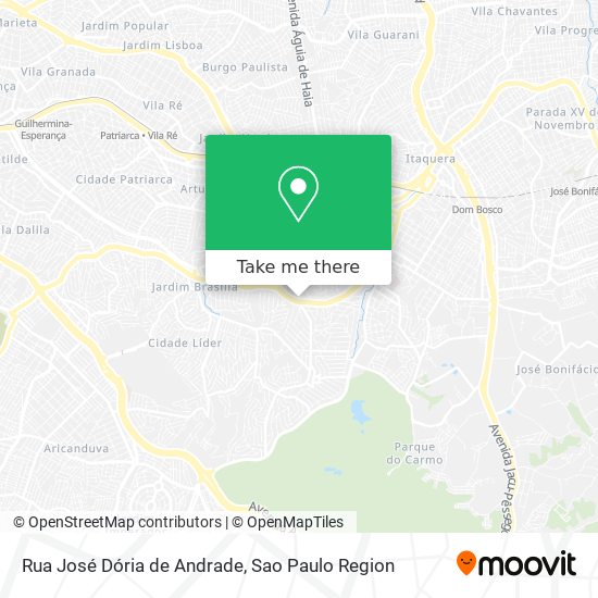 Mapa Rua José Dória de Andrade