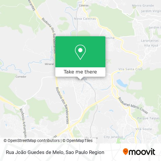 Rua João Guedes de Melo map