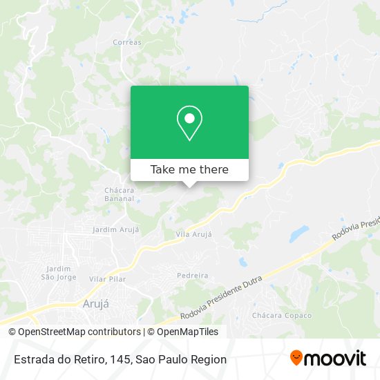 Estrada do Retiro, 145 map