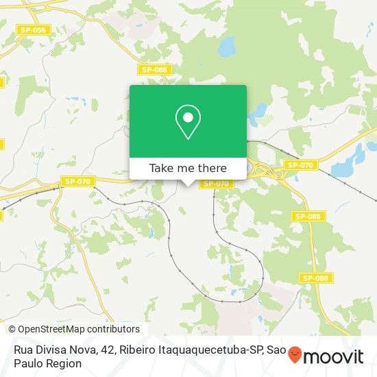 Rua Divisa Nova, 42, Ribeiro Itaquaquecetuba-SP map