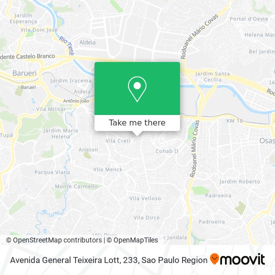 Avenida General Teixeira Lott, 233 map