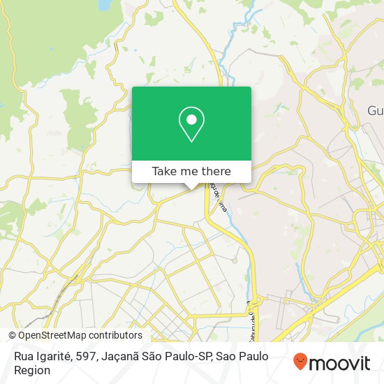 Mapa Rua Igarité, 597, Jaçanã São Paulo-SP