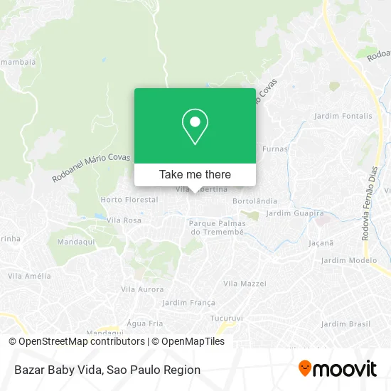 Bazar Baby Vida map