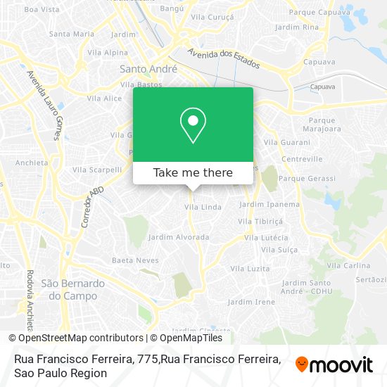 Rua Francisco Ferreira, 775,Rua Francisco Ferreira map