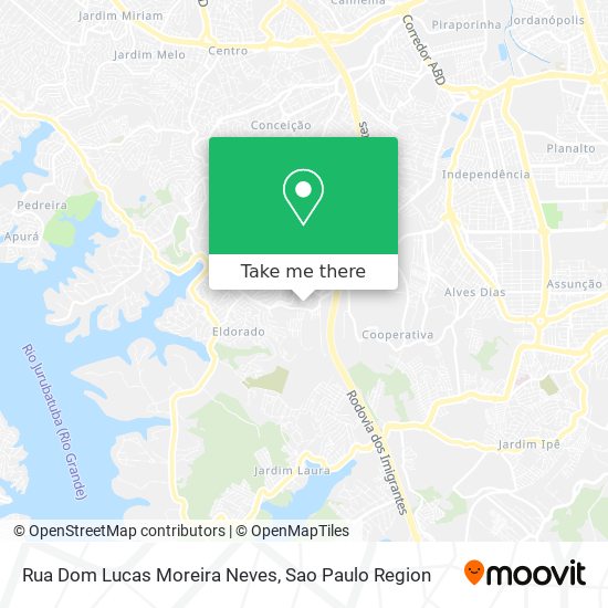 Mapa Rua Dom Lucas Moreira Neves