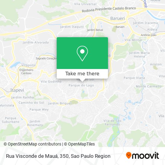 Mapa Rua Visconde de Mauá, 350