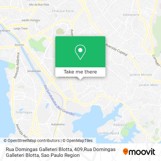 Rua Domingas Galleteri Blotta, 409,Rua Domingas Galleteri Blotta map