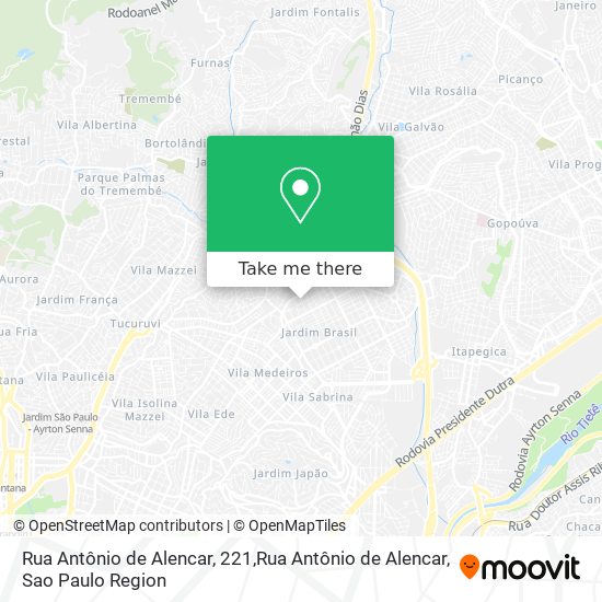 Rua Antônio de Alencar, 221,Rua Antônio de Alencar map