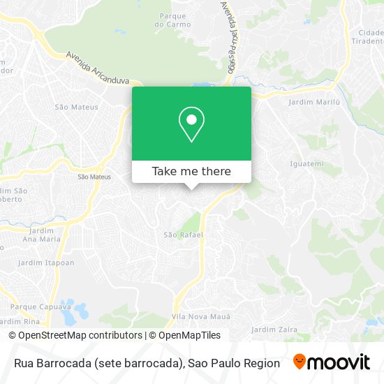 Rua Barrocada (sete barrocada) map