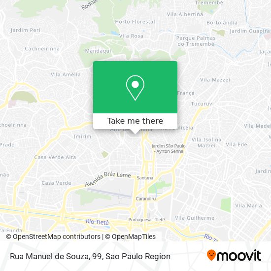 Rua Manuel de Souza, 99 map