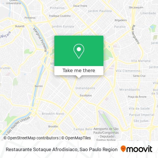 Restaurante Sotaque Afrodisiaco map