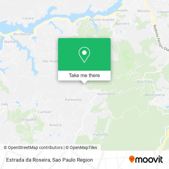 Estrada da Roseira map