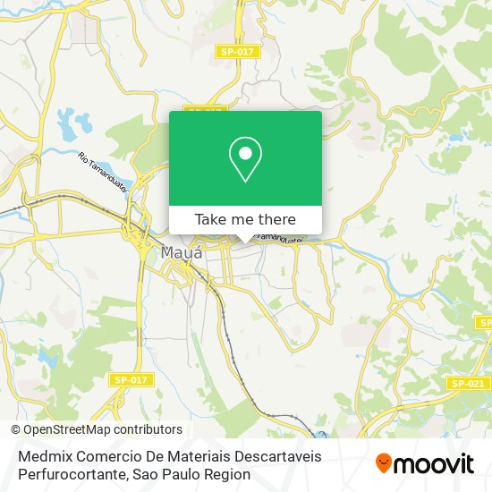 Mapa Medmix Comercio De Materiais Descartaveis Perfurocortante
