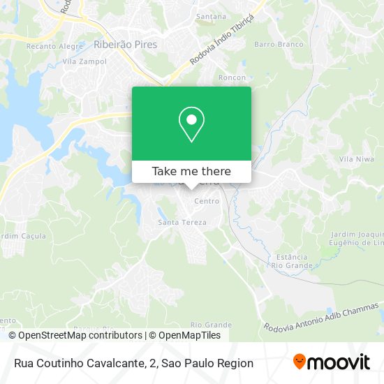 Mapa Rua Coutinho Cavalcante, 2