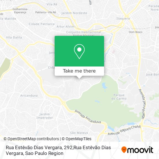 Mapa Rua Estêvão Dias Vergara, 292,Rua Estêvão Dias Vergara