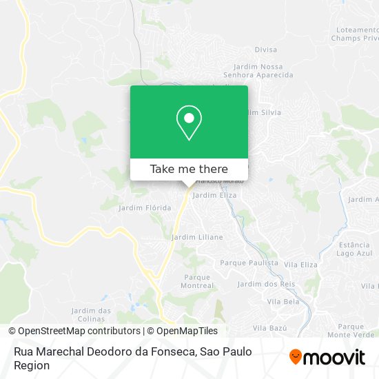 Mapa Rua Marechal Deodoro da Fonseca