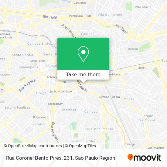 Rua Coronel Bento Pires, 231 map