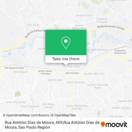 Mapa Rua Antônio Dias de Moura, 469,Rua Antônio Dias de Moura