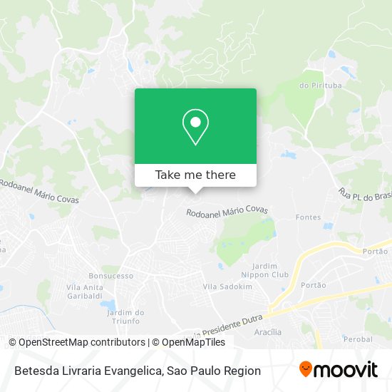 Betesda Livraria Evangelica map