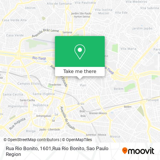 Rua Rio Bonito, 1601,Rua Rio Bonito map