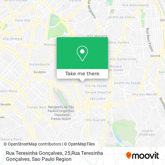 Rua Teresinha Gonçalves, 25,Rua Teresinha Gonçalves map