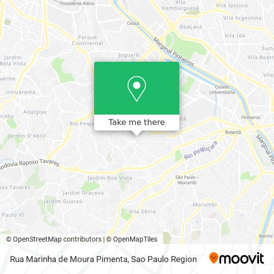 Rua Marinha de Moura Pimenta map
