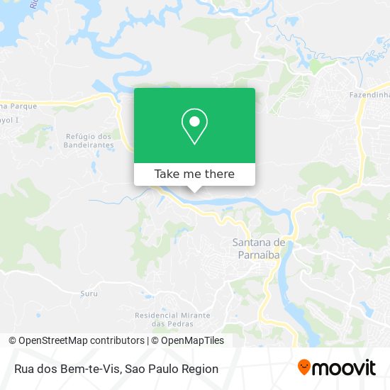 Rua dos Bem-te-Vis map