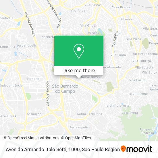 Avenida Armando Ítalo Setti, 1000 map