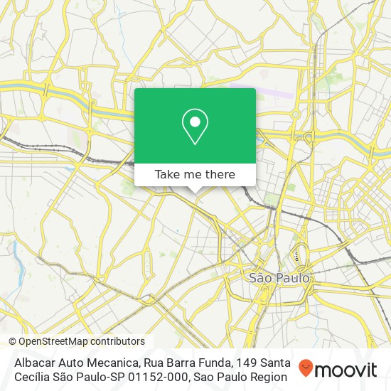 Albacar Auto Mecanica, Rua Barra Funda, 149 Santa Cecília São Paulo-SP 01152-000 map