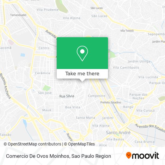Comercio De Ovos Moinhos map