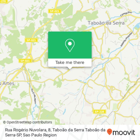 Rua Rogério Nuvolara, 8, Taboão da Serra Taboão da Serra-SP map