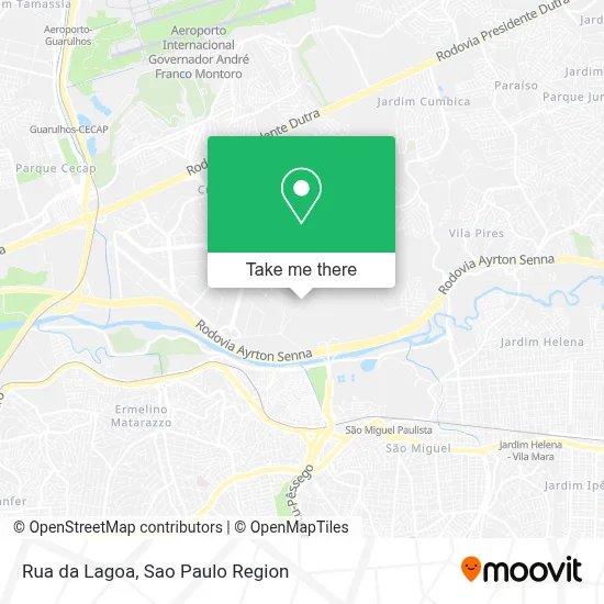 Rua da Lagoa map
