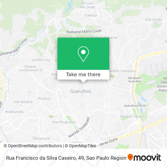 Rua Francisco da Silva Caseiro, 49 map