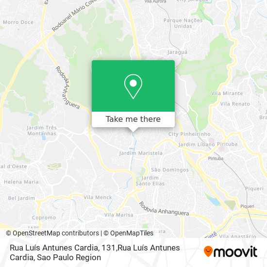 Rua Luís Antunes Cardia, 131,Rua Luís Antunes Cardia map