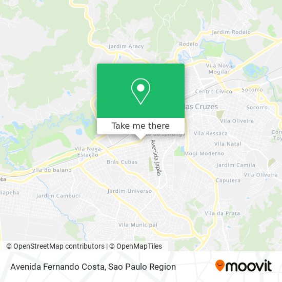 Mapa Avenida Fernando Costa