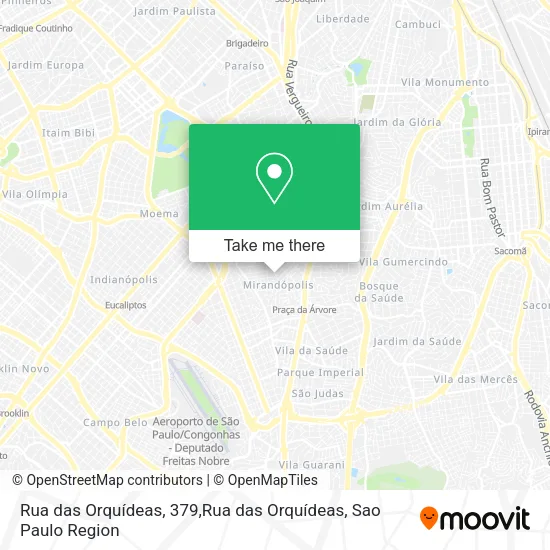Rua das Orquídeas, 379,Rua das Orquídeas map