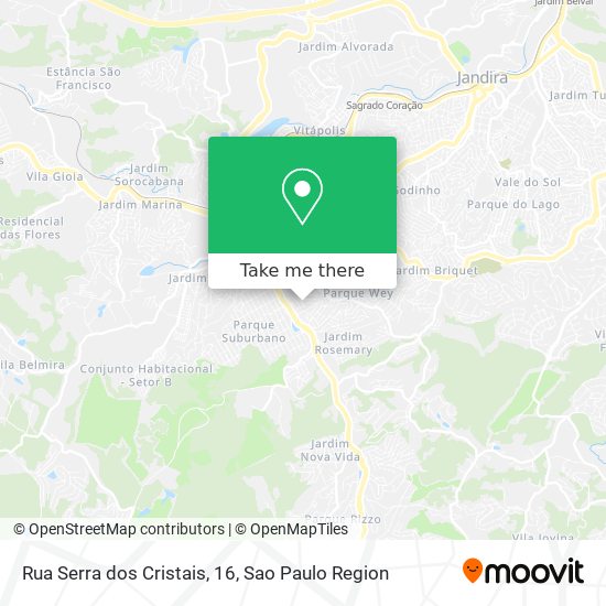 Rua Serra dos Cristais, 16 map