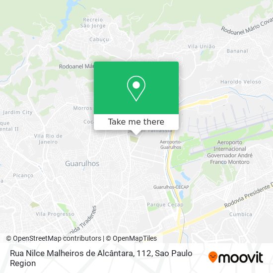 Rua Nilce Malheiros de Alcântara, 112 map
